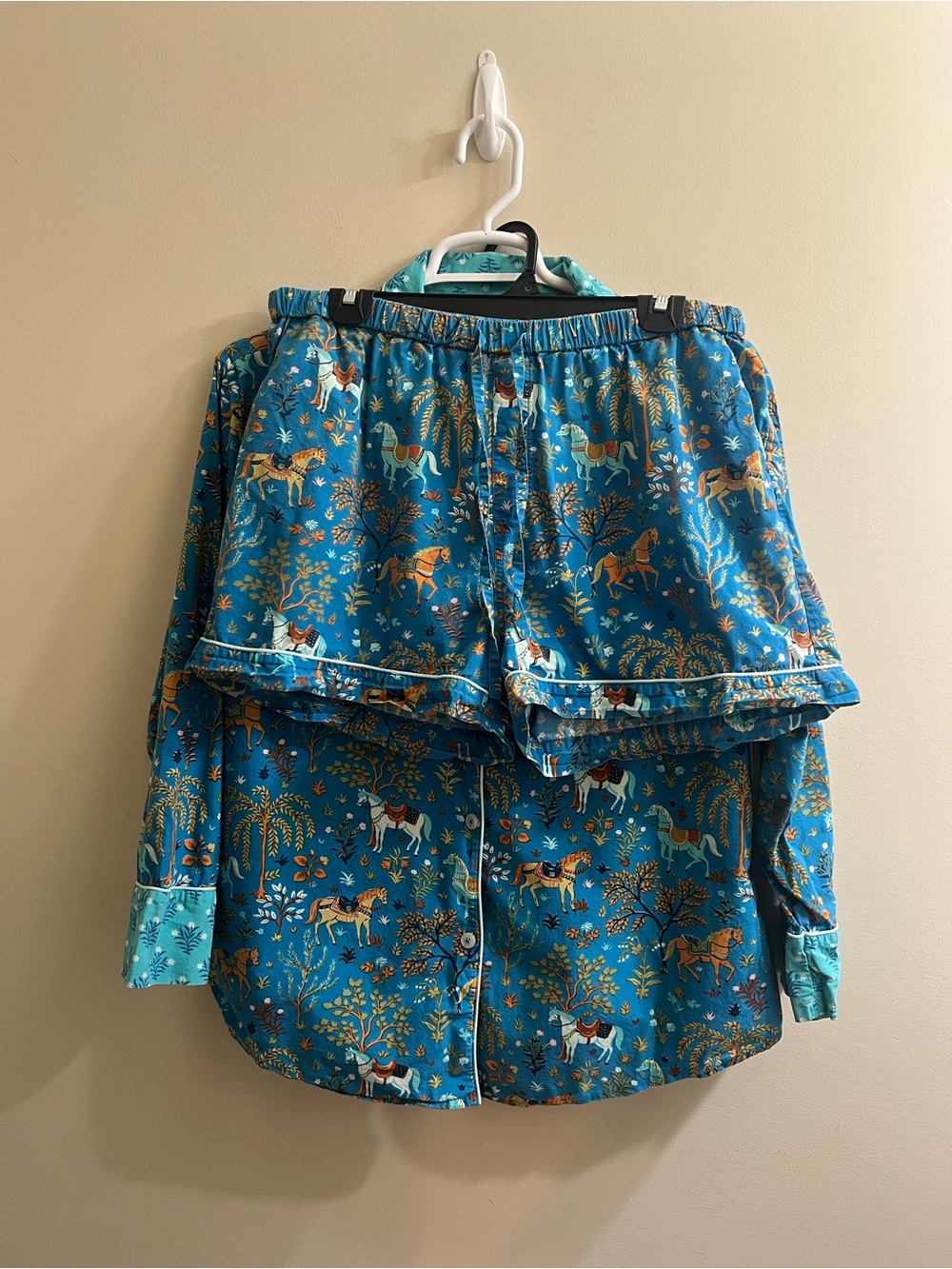 Print Fresh Short Pajama Set L Show Pony 100% Organic Cotton